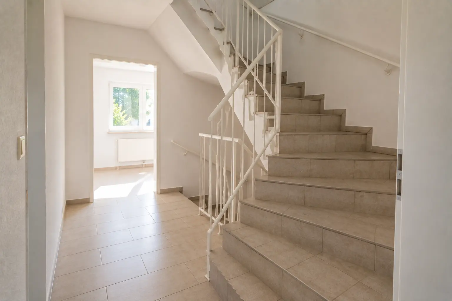 Treppenhaus eines Mehrfamilienhauses in Straubing